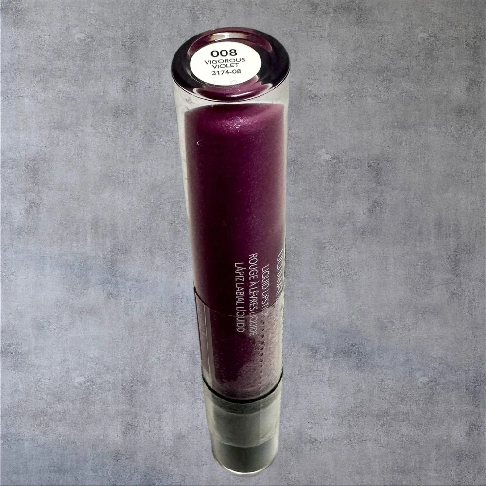 Revlon‎ Liquid Lipstick Vigorous Violet 008 0.1oz New ColorStay Ultimate